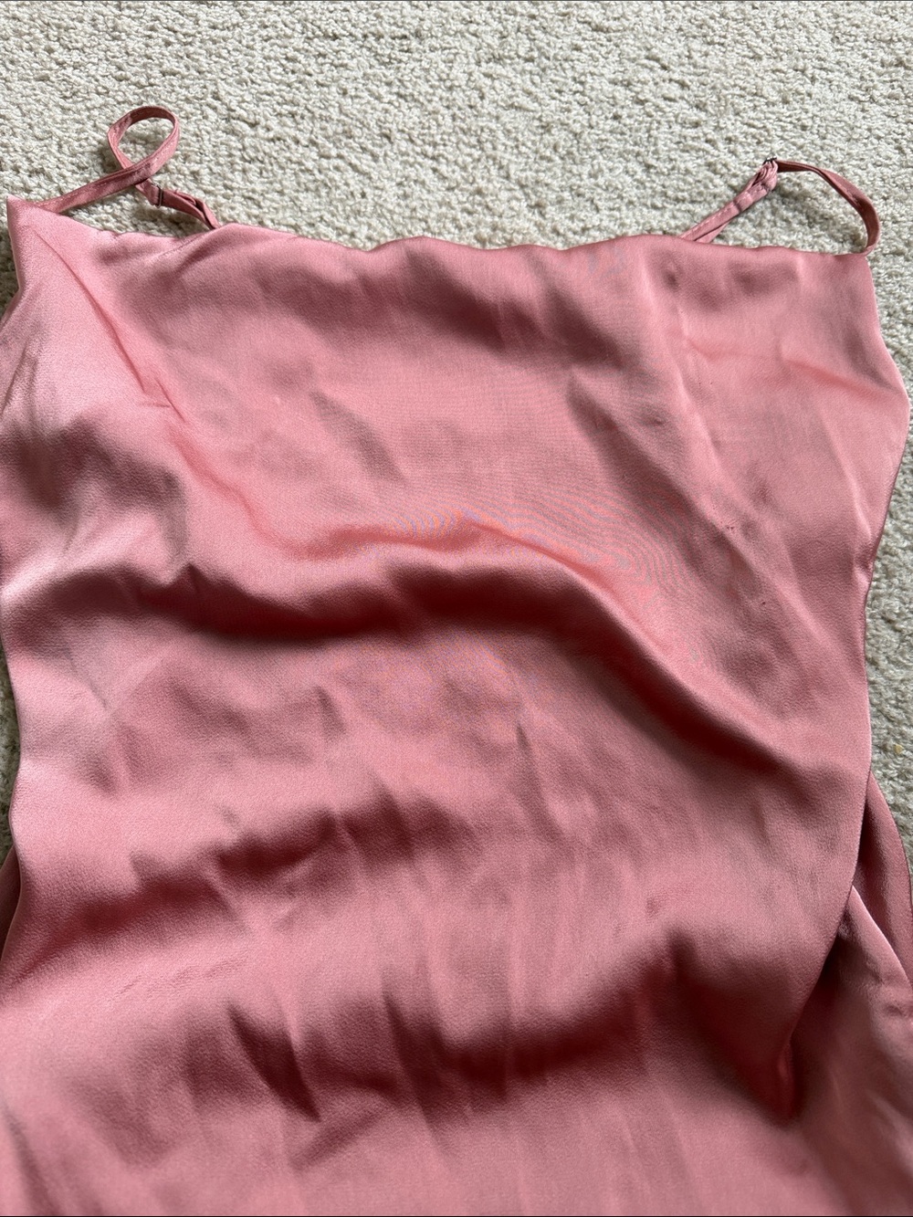 PrettyLittleThing Pink Slip Dress